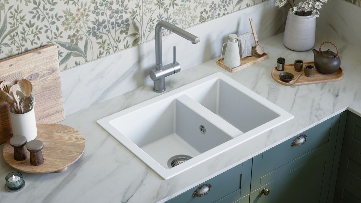 evier à encastrer evo blanc